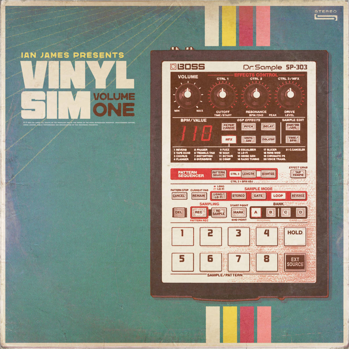 Vinyl SIM Vol. 1 Ian James Drum Kit